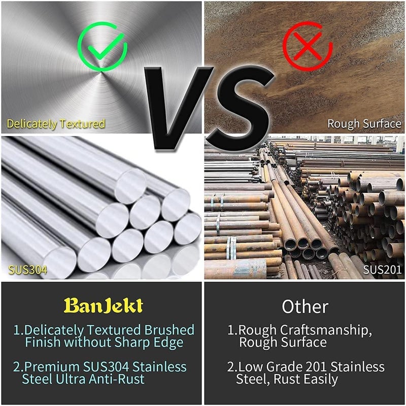 BANJEKT حامل مجفف الشعر BANJEKT SUS304 حامل مجفف الشعر اللاصق مثبت على الحائط متوافق مع منظم مجفف الشعر دايسون ومجفف الشعر دايسون مثبت على الحائط - Image 5